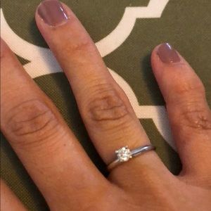 Brilliant Round Cut 14k Diamond Ring